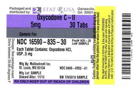 OXYCODONE HYDROCHLORIDE